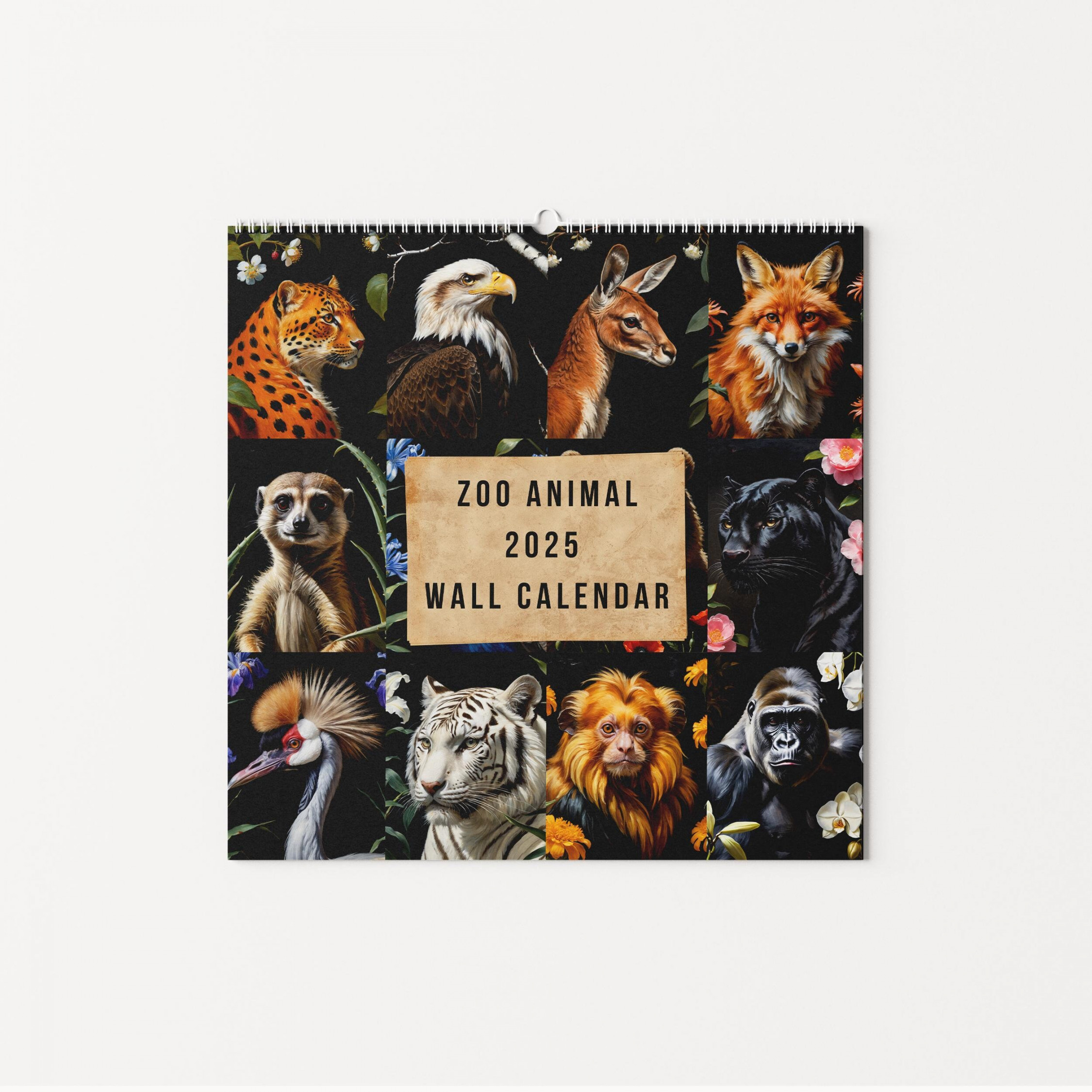 Zoo Wall Calendar - Etsy