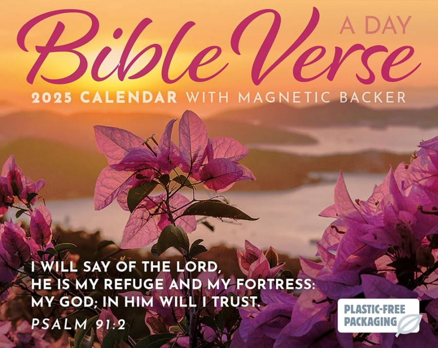 Bible Verse a Day Mini Boxed Calendar: Plastic Free Packaging