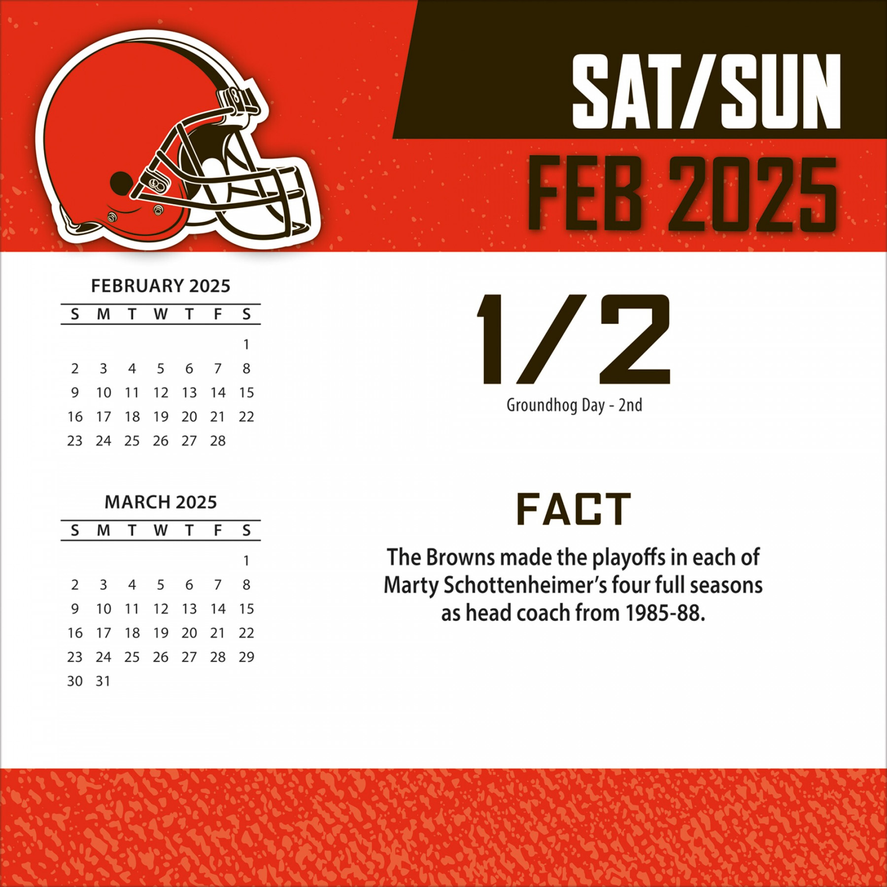 Cleveland Browns  Boxed Desk Calendar