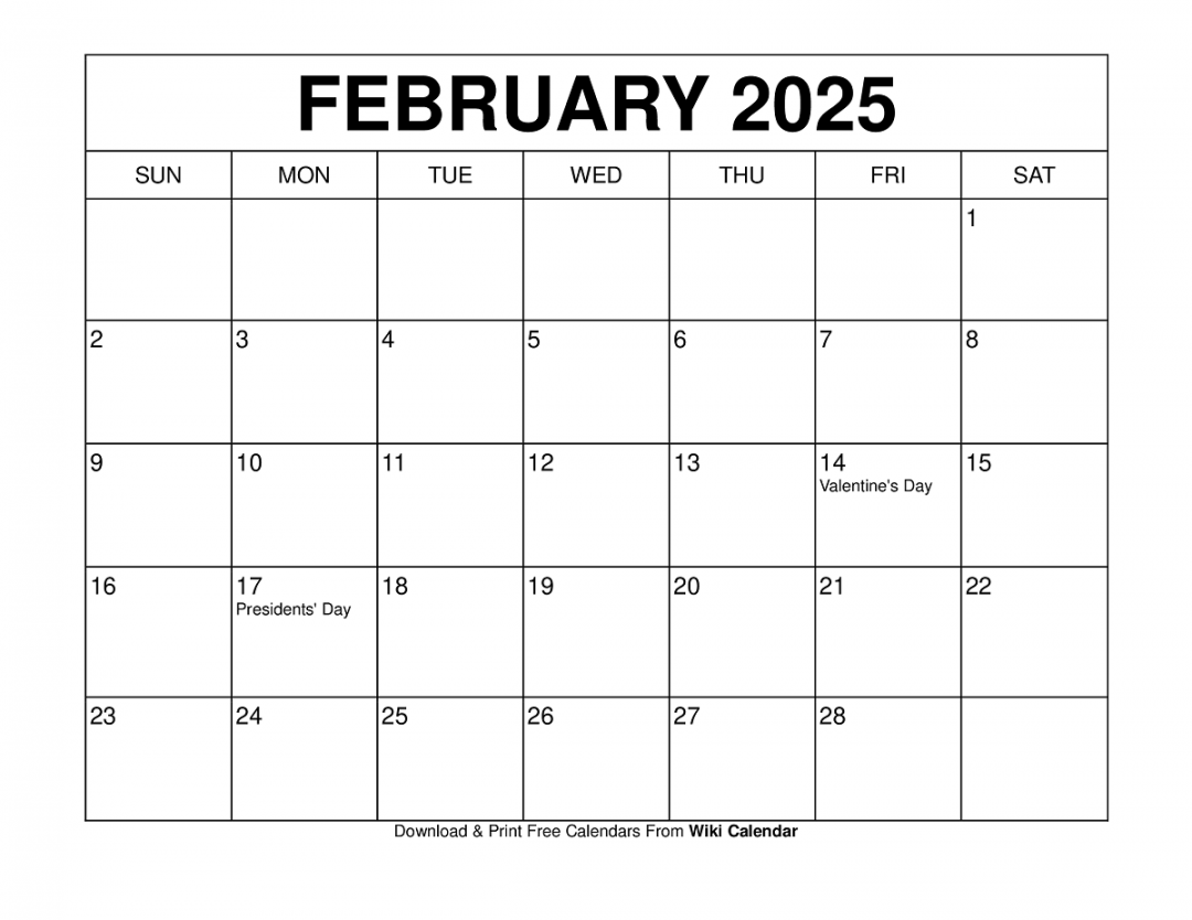 February  Calendar - Printable Templates & More