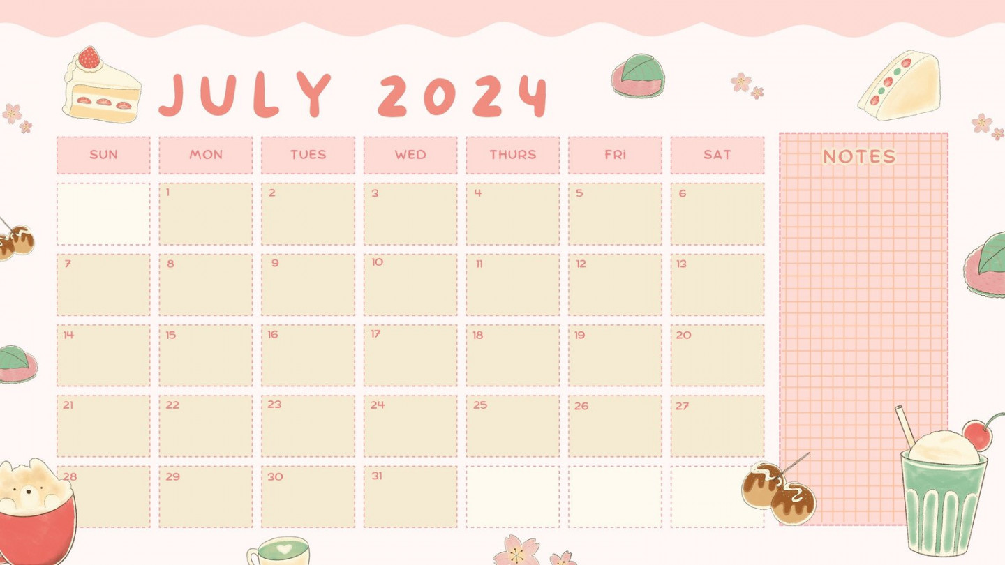 Free printable, custom July  calendar templates  Canva