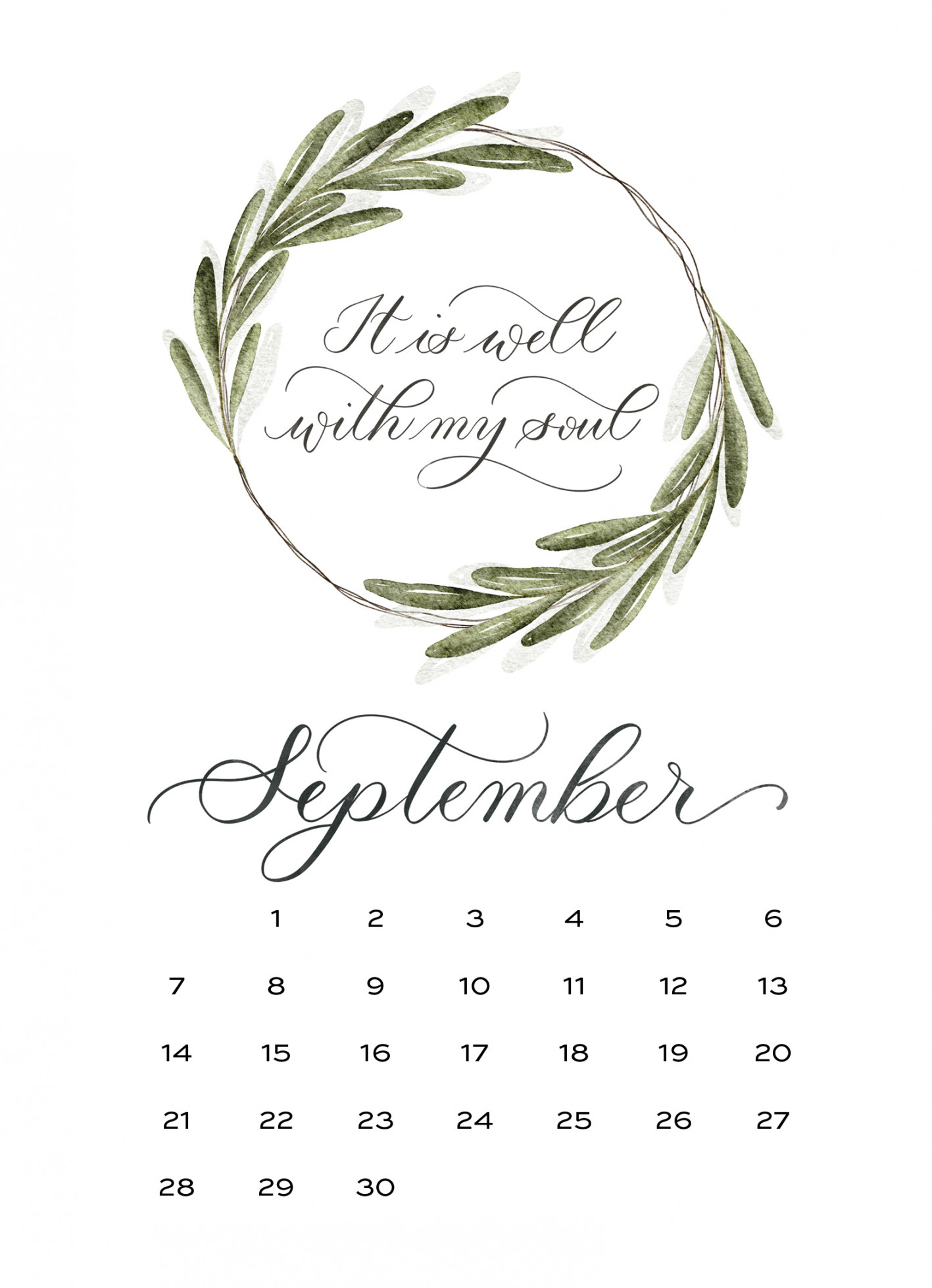 Hymns Desktop Calendar