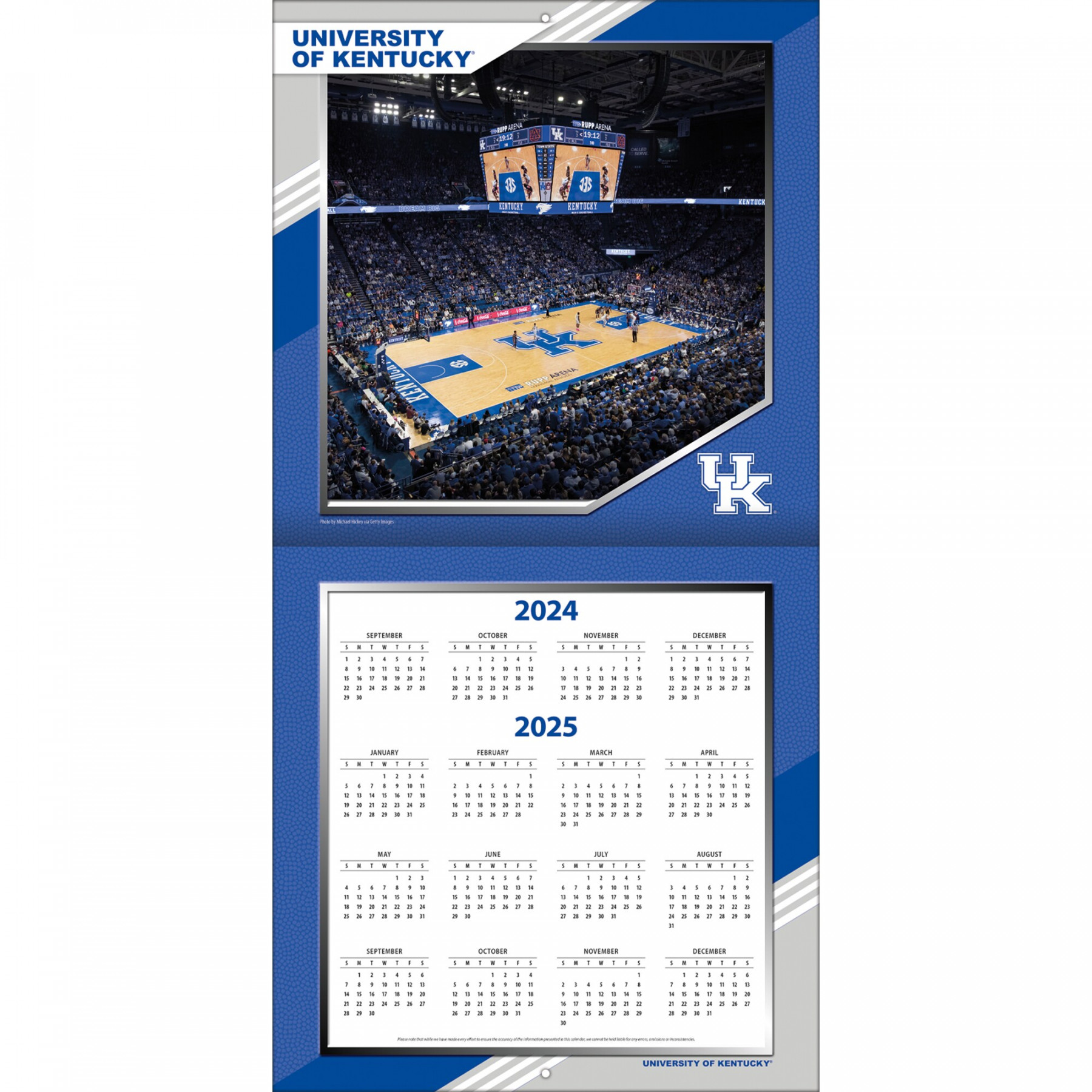 Kentucky Wildcats - ” x ” Team Wall Calendar