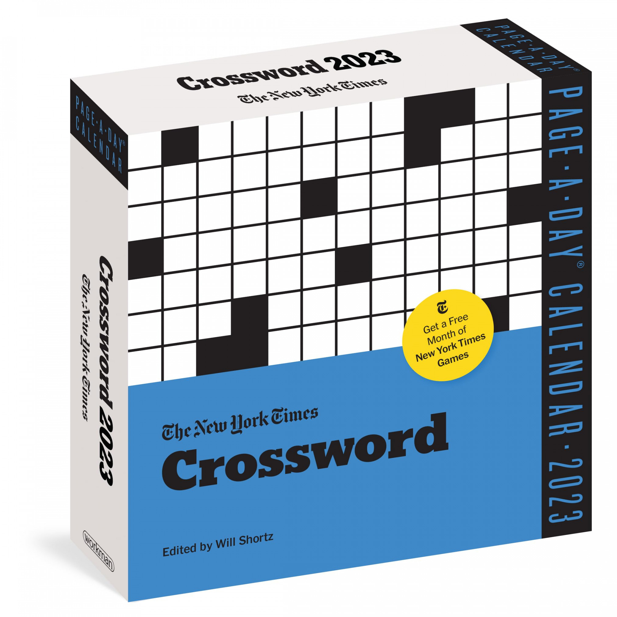 The New York Times Crossword Page-A-Day Calendar : Workman Calendars,  Shortz, Will: : Amazon