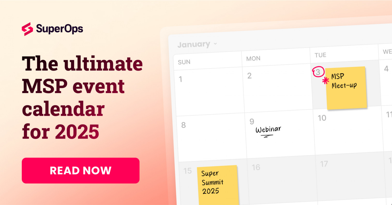 The ultimate MSP calendar:  MSP events to attend in 20