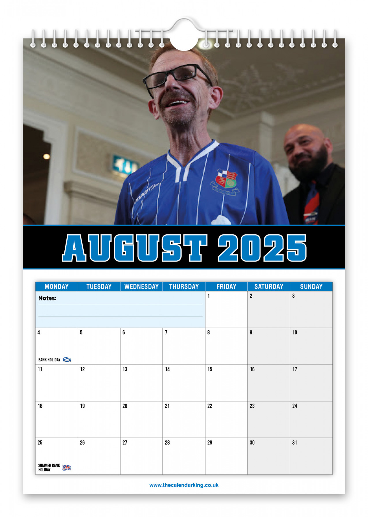 Wealdstone Raider -  Wall Calendar - The Calendar King