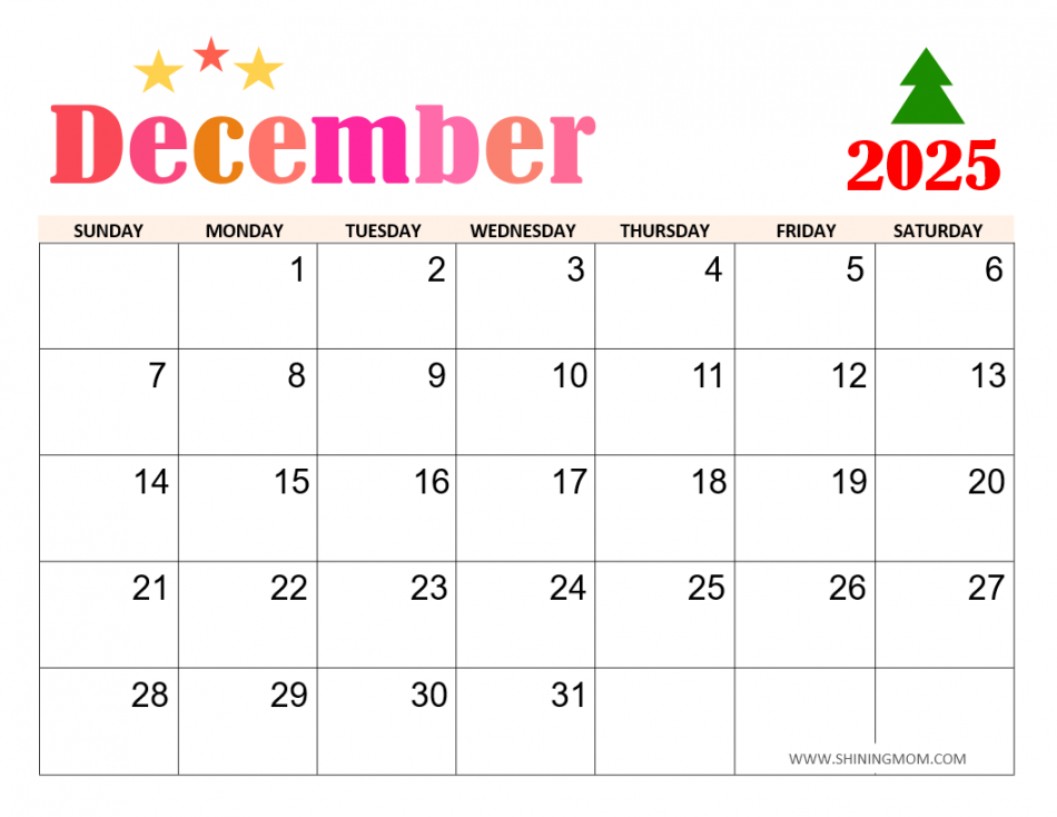 December  Calendar Templates   Awesome Designs!