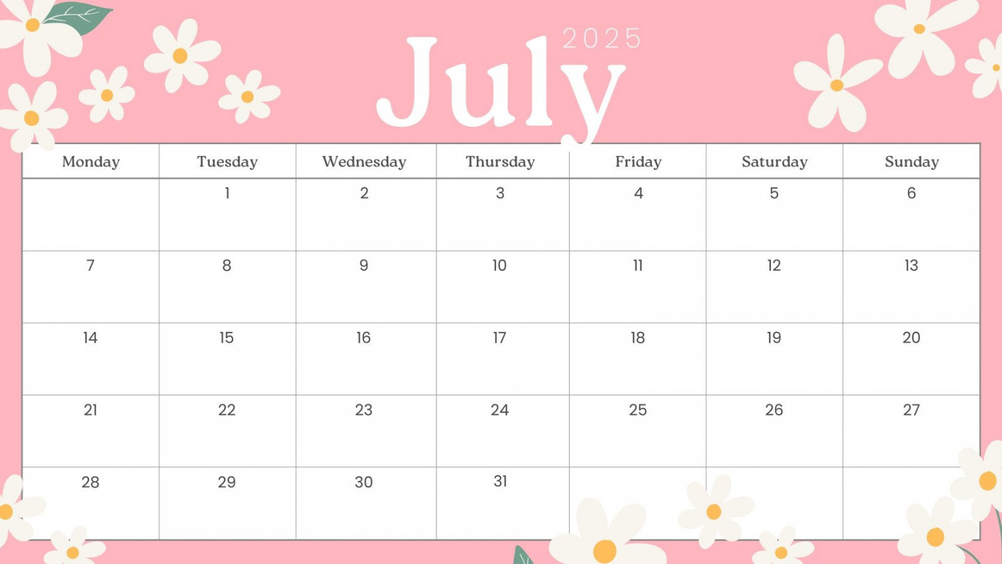 Free printable, custom July calendar templates Canva Free printable, custom July calendar templates Canva