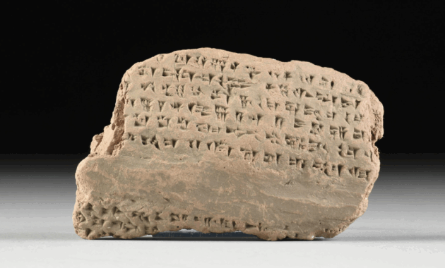 Babylonian MUL.APIN cuneiform tablet