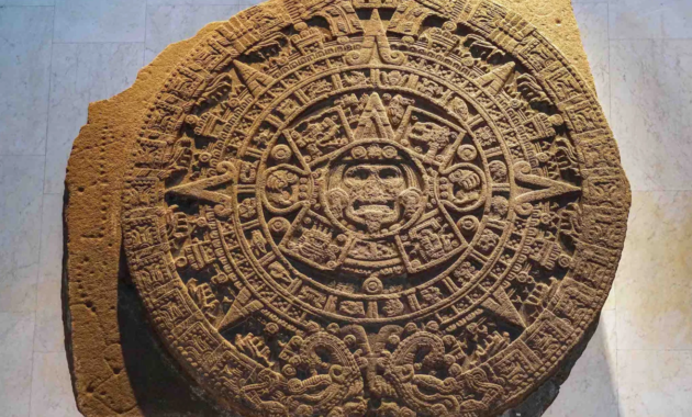 Aztec Sun Stone ancient calendar system explained