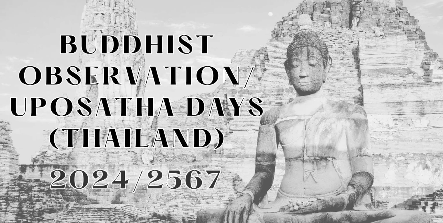 thai buddhist calendar dates comparison with gregorian calendar layout