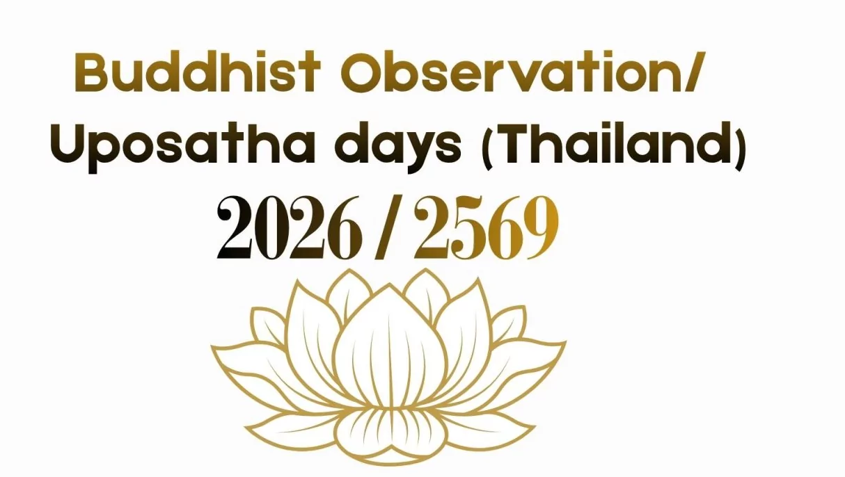 thai buddhist calendar year system with temple background thailand