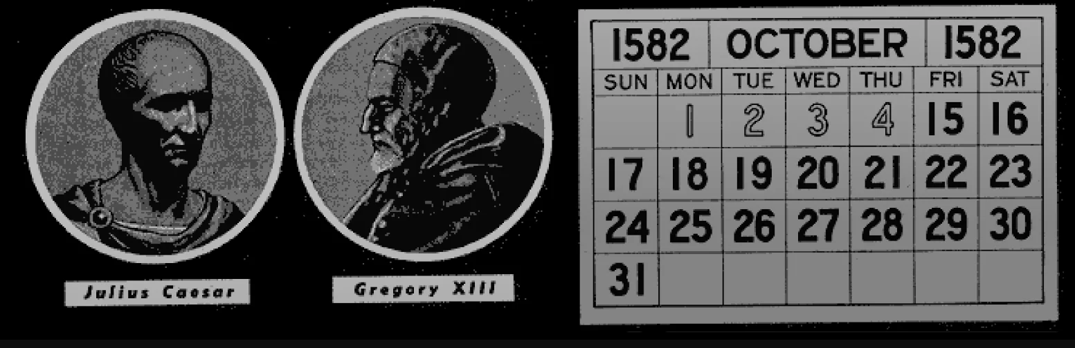 Julian vs Gregorian Calendar,
